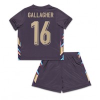 Dres Anglicko Conor Gallagher #16 Preč pre deti ME 2024 Krátky Rukáv (+ trenírky)